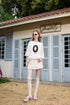 Simple Letter Flocking Cool All-Match Loose Short-Sleeved T-Shirt